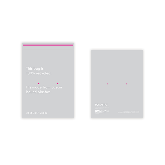 Assembly Label POLLAST!C Poly Bags - 100 pc