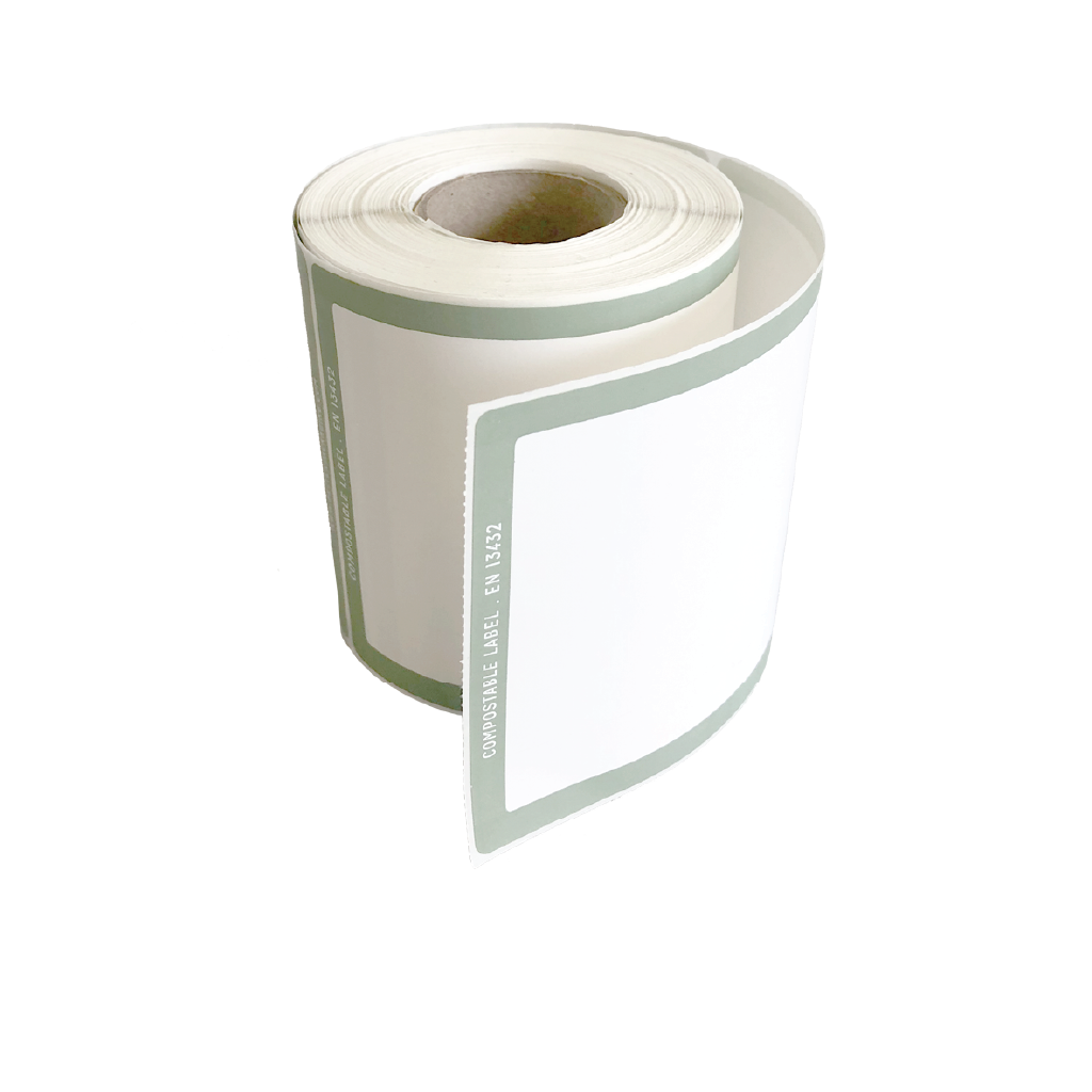Compostable Shipping Labels - Rolls