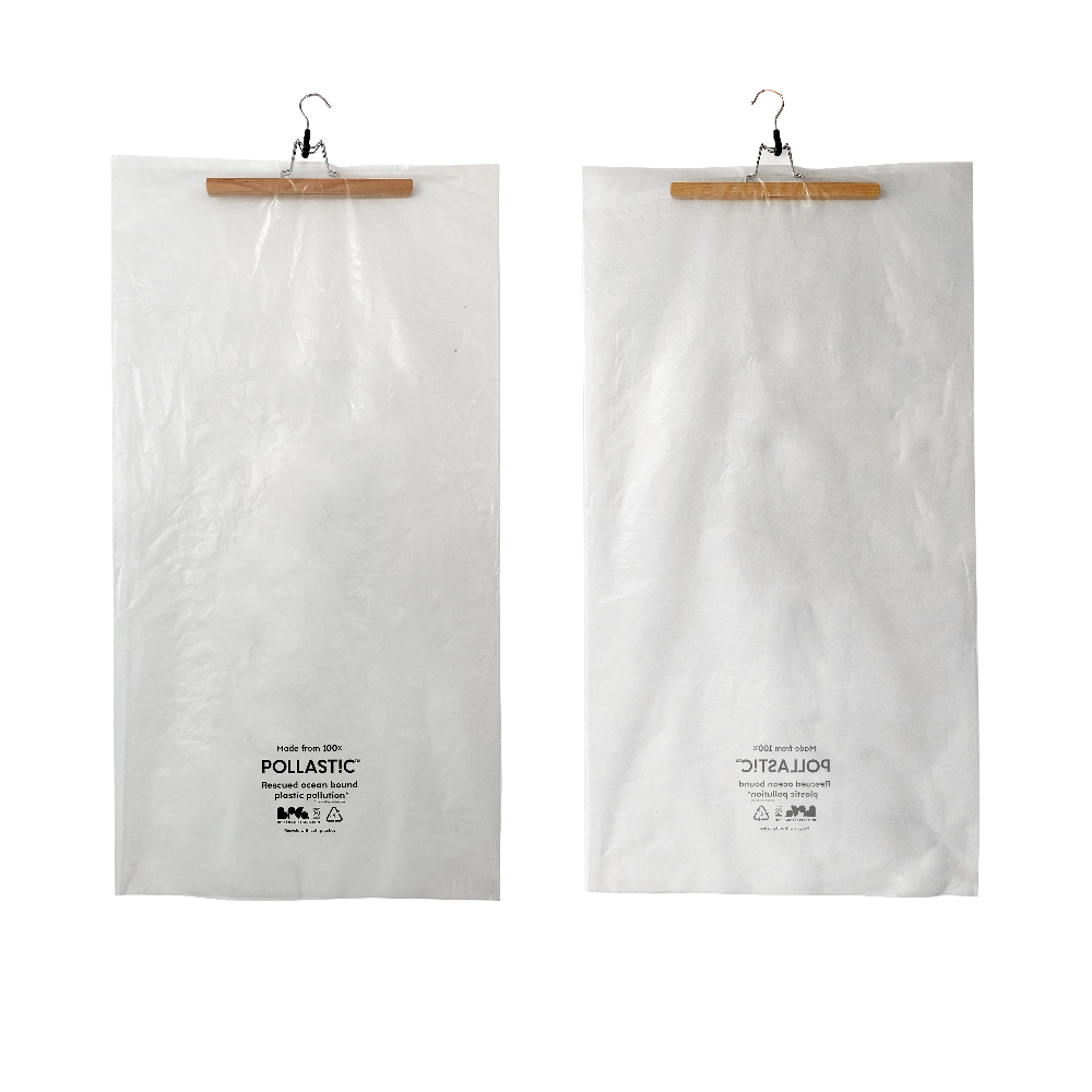 POLLAST!C Hanging Garment Bags 可回收悬挂式包装袋