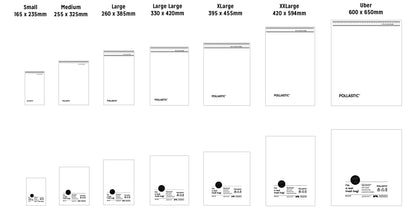 POLLAST!C Recycled Poly Mailers